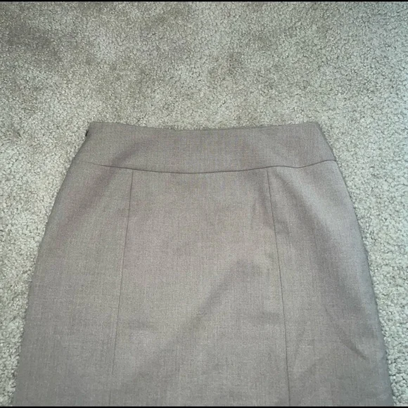 Light Brown / Gray Dress Skirt size 2 - Picture 9 of 11
